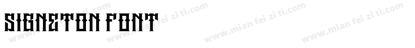 Signeton Font字体转换